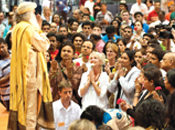 “Only if you do something larger than yourself, will you feel forever fulfilled. …”